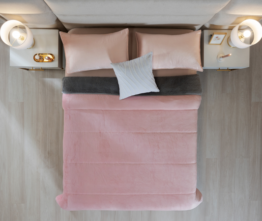 COBERTOR ARTICO ROSA