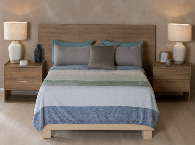 COBERTOR BASIC BLUEN
