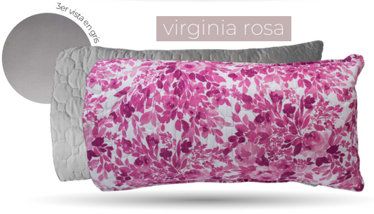 PAR DE FUNDA PRIME VIRGINIA ROSA