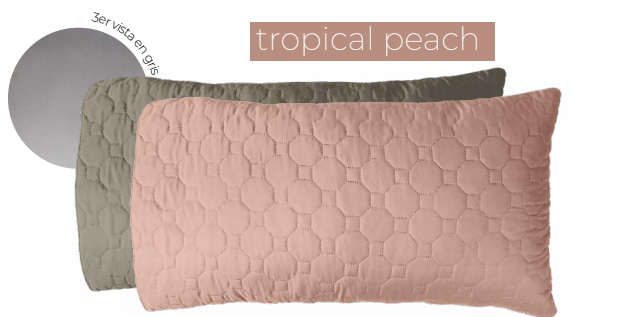 PAR DE FUNDA PRIME TROPICAL PEACH